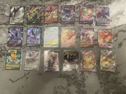 Pokemon V and v max bundle 18x cards pack fresh - Image 1