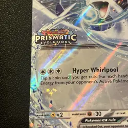 Pokemon Lugia EX TCG Double Rare Holo Card Prismatic Evolutions 082/131 - Image 3