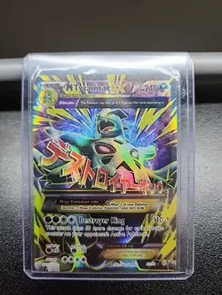 Pokemon XY Ancient Origins M Tyranitar EX Full Art Holo Card 92/98 Ultra Rare - Image 1