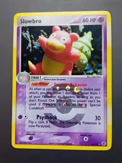 Slowbro EX Fire Red & Leaf Green 14/112 Reverse Holo Pokemon Card - Vintage - Image 1
