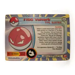 Pokemon TCG Voltorb Topps Series 2, Card #100 LP - Image 2