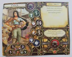 Descent Hero Card ONLY Tahlia Fantasy Flight Replacement - Image 2