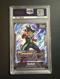 Bardock Premium Leader Collection FS05-01 (Gold) Fusion World Promo Cards PSA 10 - Image 2