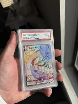 Lapras 2021 Pokemon Shining Fates Full Art VMAX Card - SV111/SV122 - PSA 10 - Image 2