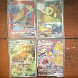 Pokemon TCG Card Lot - Entei GX, Joltik, Pawmot, Machamp VMAX, Holo, - Image 1