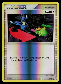 Pokemon Card - Switch Diamond and Pearl 119/130 Common Reverse Holo - Image 1