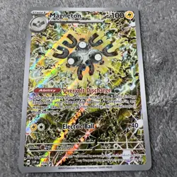 Pokemon TCG Magneton 159 Scarlet & Violet Promo Card Holo NM Condition - Image 1