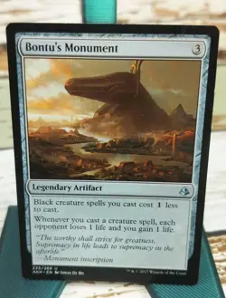 Bontu's Monument Amonkhet Magic The Gathering MTG Card LP - Image 1