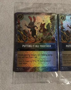 Lorcana Putting It All Together Disney Zootopia 2 Movie Promo Card Cinemark Set - Image 2