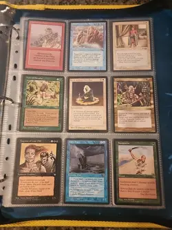 Vintage Magic The Gathering Collection Card Lot MTG 1993-1998 Pre-Rarity Symbol - Image 1