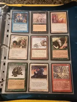 Vintage Magic The Gathering Collection Card Lot MTG 1993-1998 Pre-Rarity Symbol - Image 3