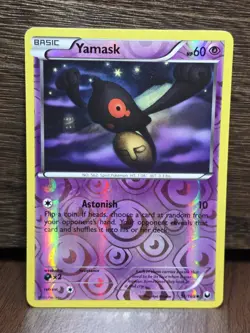 Pokemon Yamask Dark Explorers REVERSE 51/108 Card 2012 NM - Image 1
