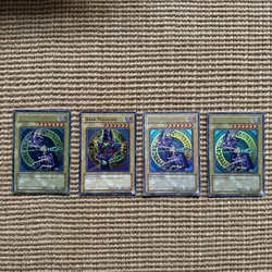 Dark Magician SDY-006 & SYE-001 Yugioh (4Cards) - Image 1
