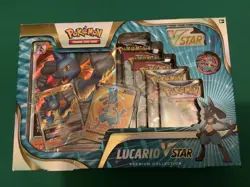 Pokemon Lucario VSTAR Premium Collection Box : New & Sealed : TCG Cards - Image 1