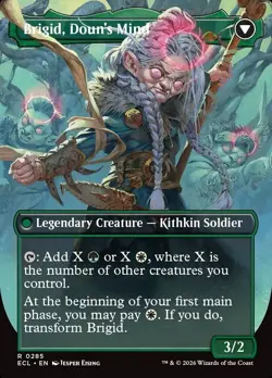 MTG Lorwyn Eclipsed Brigid, Clachan's Heart 0285 Borderless NM - Image 2