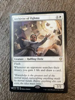 Magic: the Gathering Archivist of Oghma The List Reprints NM Free Shipping - Image 1
