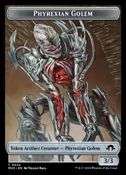 PHYREXIAN GOLEM TOKEN (032) Modern Horizons 3 - Image 1