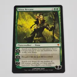 Magic the Gathering Nissa Revane Zendikar 2009 170/240 Mythic Rare Plainswalker - Image 1
