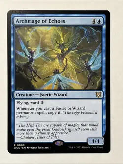 MTG Archmage of Echoes Commander: Wilds of Eldraine 0009 - Magic The Gathering - Image 1