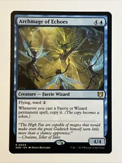 MTG Archmage of Echoes Commander: Wilds of Eldraine 0009 - Image 1