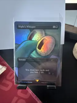 Night's Whisper NM FOIL Secret Lair Drop Series - SpongeBob SquarePants MTG - Image 1