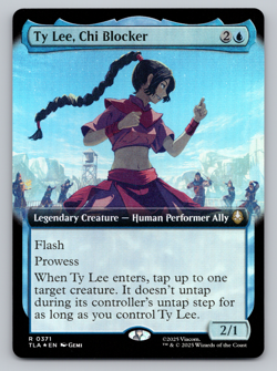 Ty Lee, Chi Blocker FOIL Ext Art - MTG Avatar: The Last Airbender TLA - Image 1