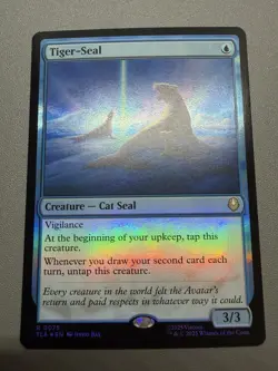 MTG Tiger-Seal R 0075 Foil Rare Avatar The Last Airbender TLA NM - Image 1
