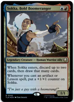 Sokka, Bold Boomeranger Foil R Avatar: The Last Airbender 240 NM TLA - Image 1