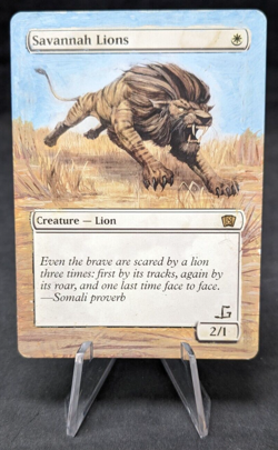 Savannah Lions - MTG Magic the Gathering - 8th - Altered - Image 1