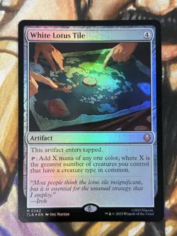 FOIL White Lotus Tile #0262 MTG Avatar Last Airbender English - Pack Fresh NM 🔥 - Image 1