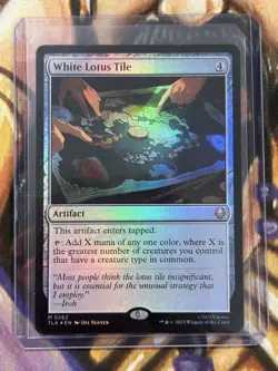 FOIL White Lotus Tile #0262 MTG Avatar Last Airbender English - Pack Fresh NM 🔥 - Image 3