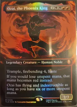 Ozai, the Phoenix King (0335) (Borderless) Avatar: The Last Airbender Foil NM - Image 1