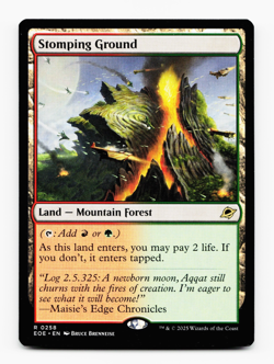 Stomping Ground [Edge of Eternities] MTG Magic - *Shock Land* 🔥🌳 - Image 1