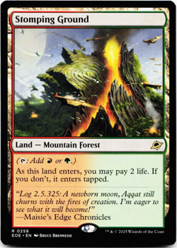 Stomping Ground [Edge of Eternities] MTG Magic - *Shock Land* 🔥🌳 - Image 3