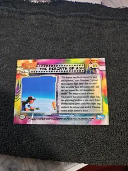 Pokemon Topps Mewtwo Strikes Back The Rebirth Of Ash #38 Black Logo LP - Image 2