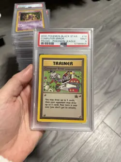 2000 Pokemon Black Star Computer Error #16 Promo Pokemon Game PSA 9 - Image 1