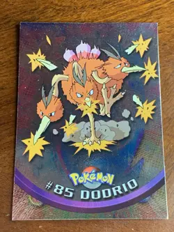 2000 Topps Pokemon TV #85 Dodrio (B) Silver Foil FREE COMBINED SHIP - Image 1