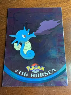 2000 Topps Pokemon TV #116 Horsea C Silver Foil FREE COMBINED SHIP - Image 1