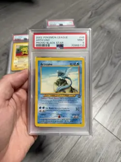 2002 Pokemon League Articuno #48 Promo Black Star PSA 9 - Image 1