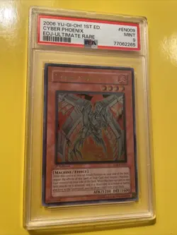 YuGiOh CYBER PHOENIX #EOJ-EN009 🔥PSA 9 MINT🔥1st EDITION-2006 ULTIMATE RARE - Image 5