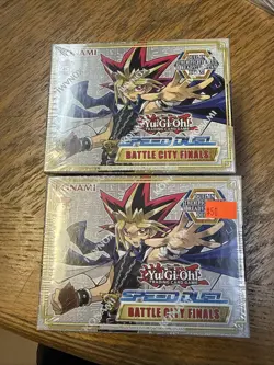 LOT OF 2 SEALED Konami Yu-Gi-Oh Speed Duel Battle City Finals Box SBC2 8 Decks - Image 1