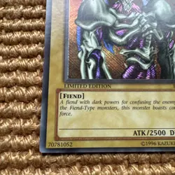 Yu-Gi-Oh! TCG Summoned Skull Limited Edition Secret Rare BPT-002 LP Condition - Image 2