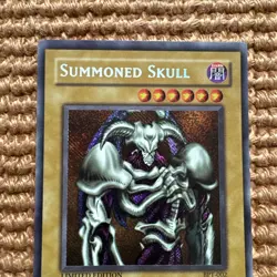 Yu-Gi-Oh! TCG Summoned Skull Limited Edition Secret Rare BPT-002 LP Condition - Image 4