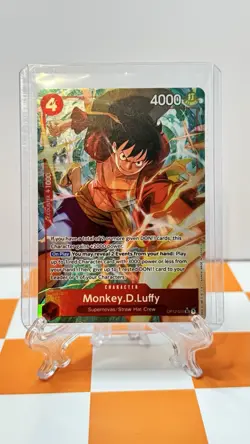 One Piece Monkey.D.Luffy Legacy of the Master OP12-015 SR Alt Art Ungraded - Image 1