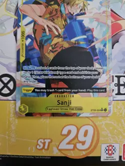 One Piece ST29 Egghead Sanji SR Alternate Art ENGLISH - Image 2
