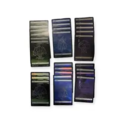 Lot of 44 Magic The Gathering Spider-Man Full Art Land Cards Foil/Non Foils NM - Image 2
