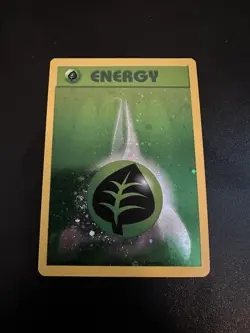 Grass Energy Reverse Holo League Promo 2002 Pokemon card NM - Image 1