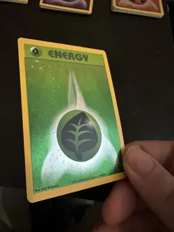 Grass Energy Reverse Holo League Promo 2002 Pokemon card NM - Image 2