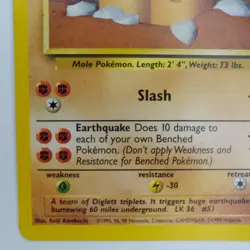 Dugtrio 19/102 Base Set Rare Pokemon TCG Trading Card LP+ Non-holo - Image 4