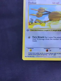 Pokemon Cards: Base Set 1st Edition Common: Doduo 48/102 - Image 5